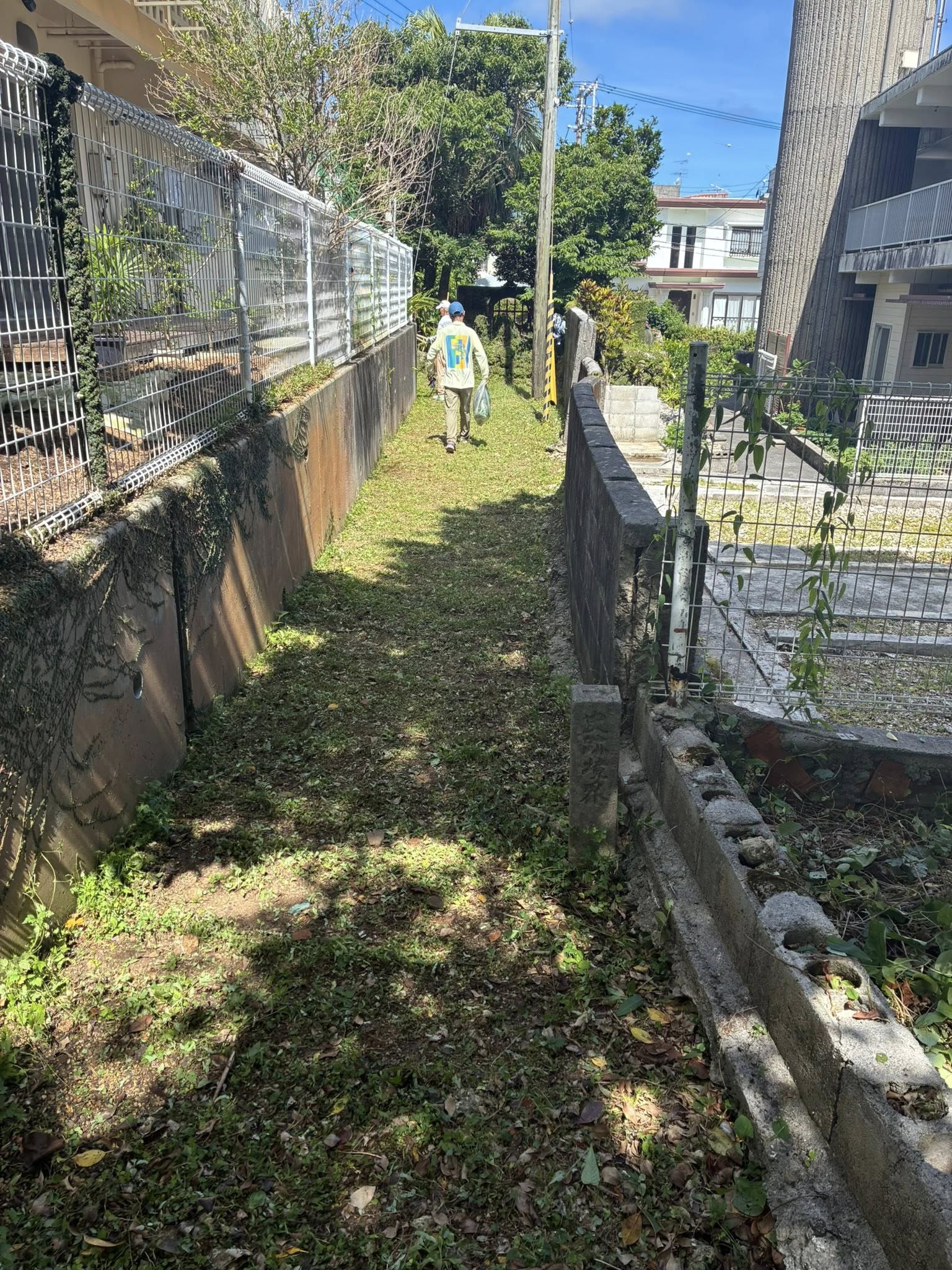 安谷川御嶽 上里ただし清掃活動